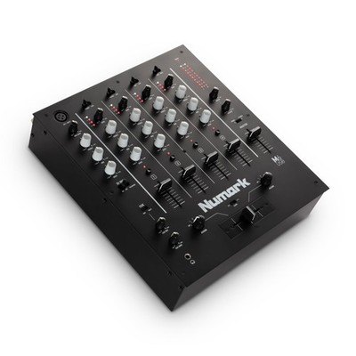 DJ Mixer 4 Channel USB Audio Interface 3 Band EQ Numark M6USB Built-In