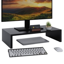 Monitorständer Schreibtischaufsatz schwarz ComfortCove ergonomische 11 cm Erhöhu