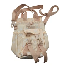 Blogilates Water Bottle Sling Bag Peach/White Floral