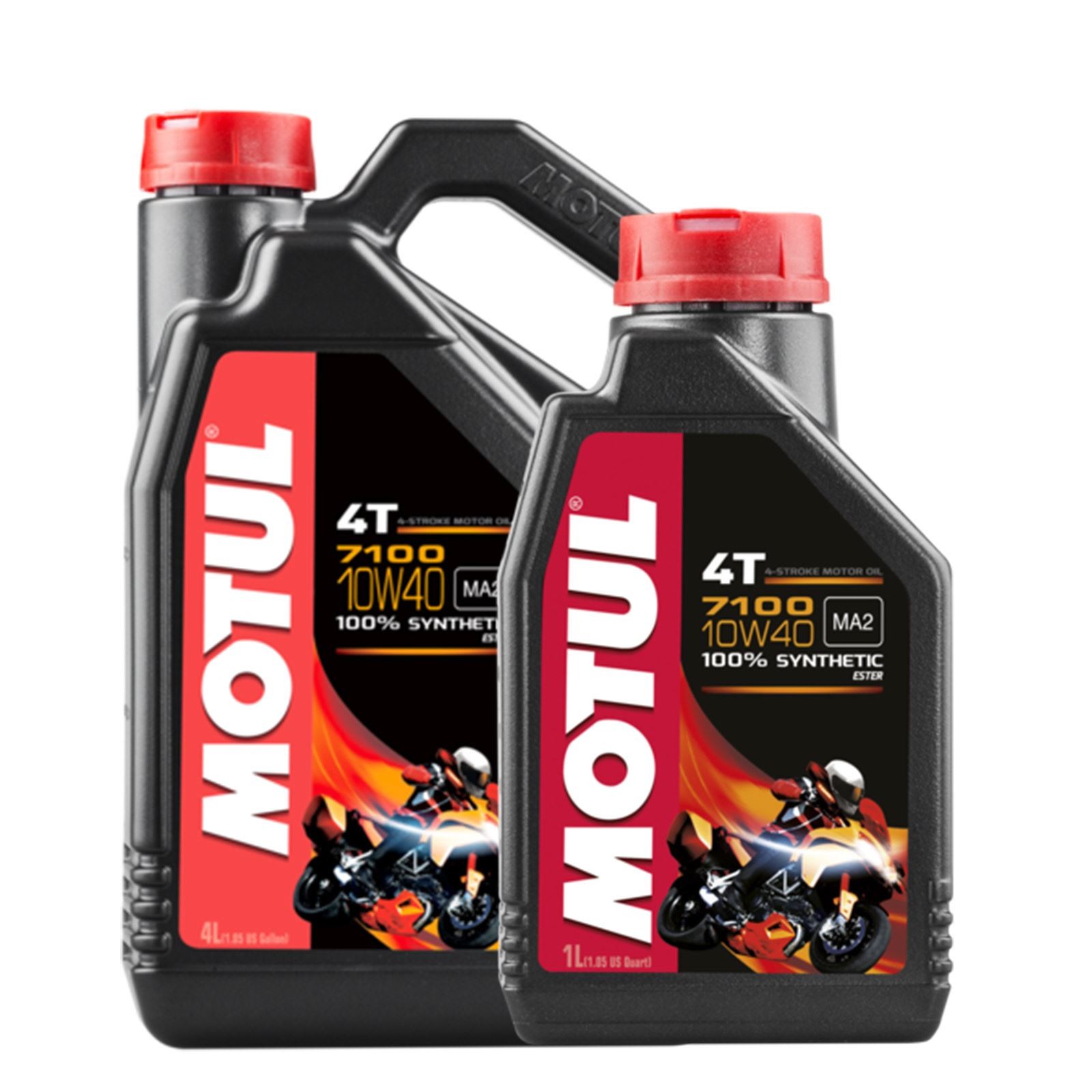 Motul 7100 4T 10W-40 Motorcycle Engine Oil Fully Synthetic - 5 Litre