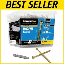 Durable Bronze Exterior Deck Screws, 373 Pcs