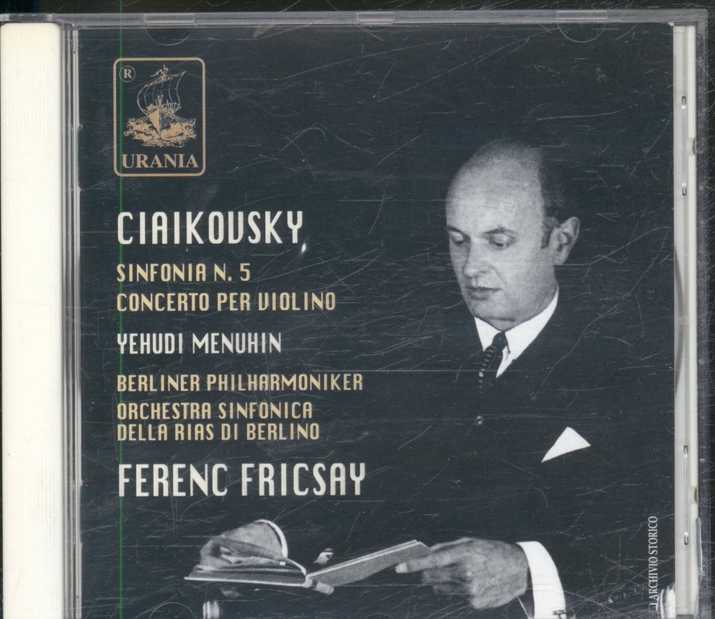 Yehudi Menuhin / Ferenc Fricsay Ciaikovsky - Sinfonia N 5 CD Italy Urania 1999
