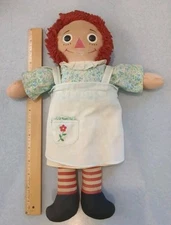 Knickerbocker RAGGEDY ANN 16-inch I Love You Heart Doll Flower on Pocket
