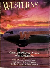 Western's World - Western Airlines Magazine Apr 1986 - 60th Anniversary Issue