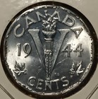 1944 Canada 5 Cents, Appears Uncirculated,  Beautiful Bright Coin. — photo 2