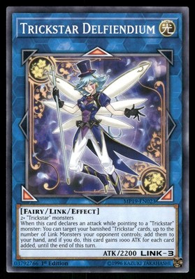 Yugioh Trickstar Delfiendium MP19-EN023 Common 1st Edition NM