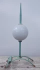 Antique, White Milk Glass, Lightning Rod Ball
