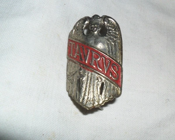 TAURUS Logo stemma bici epoca in lamierino - Immagine 3 di 4