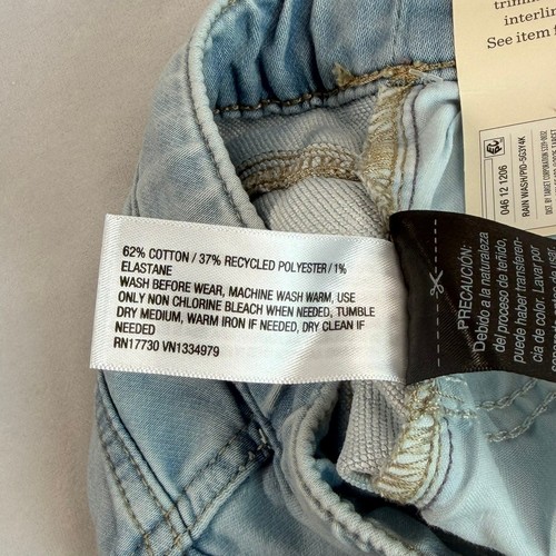 Cat & Jack Boys Jeans 6 Athletic Straight Pull On Super Stretch Light Rain Wash - Picture 6 of 6