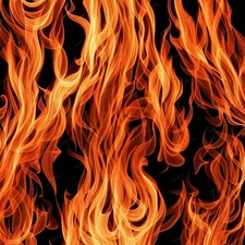 Swirling True Fire - 18"x46" Hydrographic Film Hydro Dipping