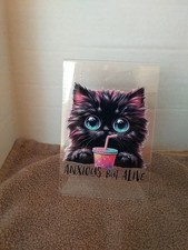 Black Cat 4x7 Bumble Bee Home Dcor Plastic Frame Wall Decor