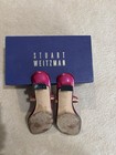 Last chance! Stuart Weitzman strappy kitten heels. Size 9.5 M. Original box. — photo 4
