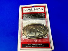 Confederate States of America Civil War 1861–1865 Reproduction Belt Buckle