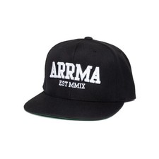 ARAZ0022 ARRMA ORIGIN FLAT BILL HAT BLACK