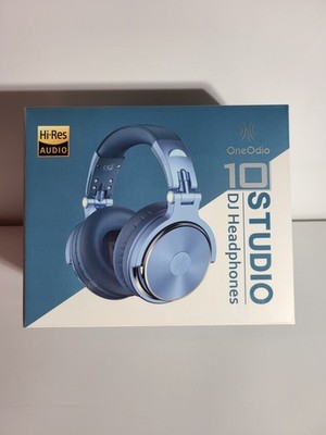 OneOdio Studio Pro 10 DJ Headphones Monitor Headset Hi Res Audio/METAL BLUE