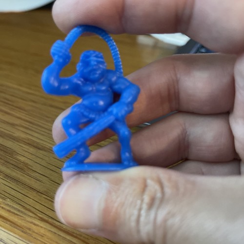 Arco Dragon Monster toy figure RARE miniature 1982 plastic castle Blue whip club - Picture 5 of 5