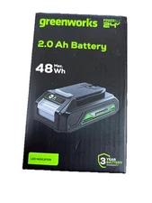 Greenworks 24V 2.0Ah Lithium-Ion Battery | LED Indicator- BRAND NEW SEALED