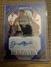 2024 Panini Prizm Draft Picks Jared Butler Legacy Signatures Prizms Blue /149