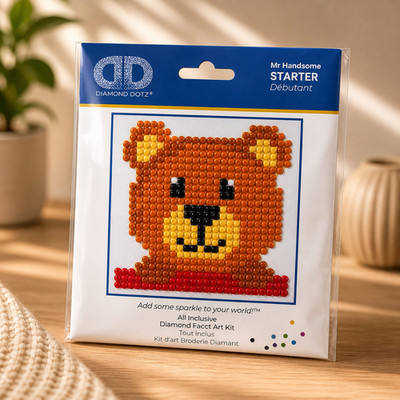 Diamond Dotz Mr Handsome Starter Set Diamant Mosaik Kreativset DIY