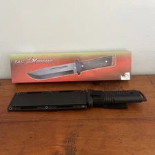 Tac Xtreme 12" Black Tactical/Survival Knife with Sheath