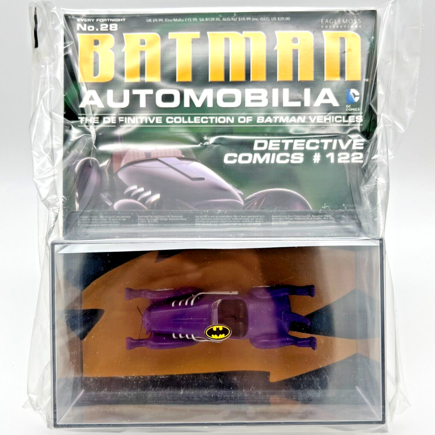 Eaglemoss DC Batman BATMOBILE Automobilia Magazine 28 • DETECTIVE #122 ...