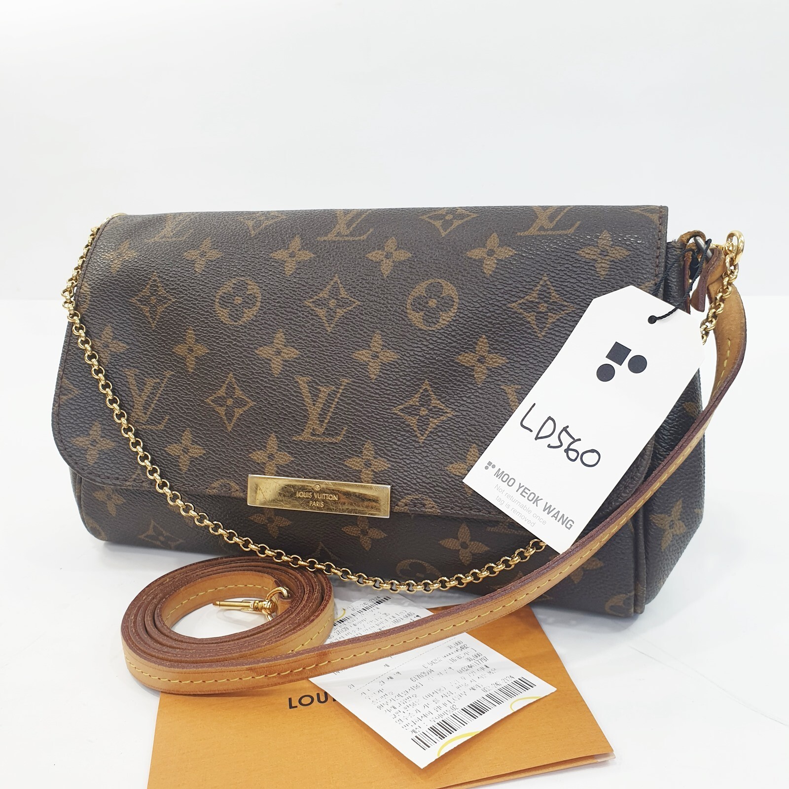 Authentic Louis Vuitton Favorite MM Monogram M40718 Shoulder Strap Repair LD560 eBay #29 Authentic Louis Vuitton Favorite MM Monogram M40718 Shoulder Strap Repair LD560 eBay