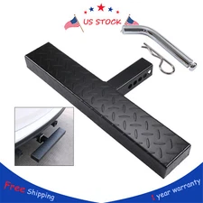 FIT 2" Receivers Trucks Pickups Hitch Climber Step Towing Bumper Guard L 23.6in