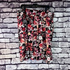 CJ Banks Multicolored Flared Skirt Size 18