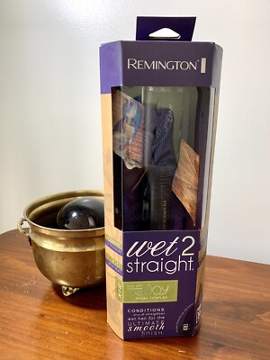 Remington Wet 2 Straight Flat Iron 2  Dries & Straightens Hair New RARE FIND