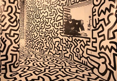 Keith Haring In The Pop Shop Poster signed by Keith Haring 1986 | eBay
