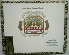 Arturo Fuente Chateau Fuente Royal Salute Wood Cigar Box EMPTY