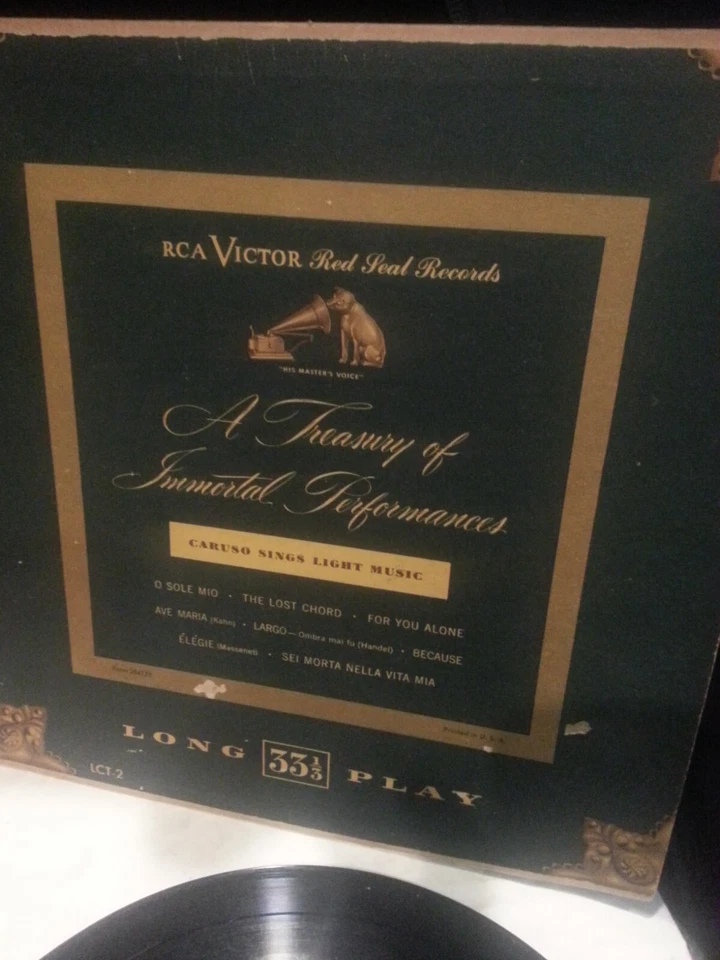 A Treasury of Immortal Performances-Caruso Sings Light Music RCA Victor - Image 4 of 4