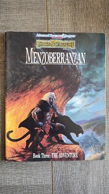 AD&D Forgotten Realms Menzoberranzan Book Three: the Adventure TSR