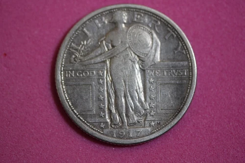 Estate Find 1917 - TY 1 Standing Liberty Quarter!! #K15133