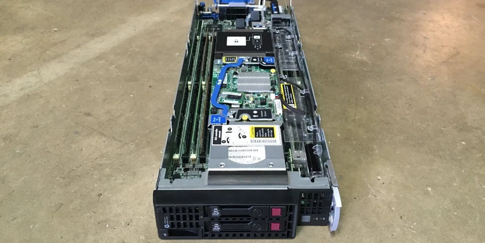 HP C7000 G3 16x HP BL460c Gen8 V2 384-Core 4TB RAM 10GbE Blade Server Solution - Image 3 of 3