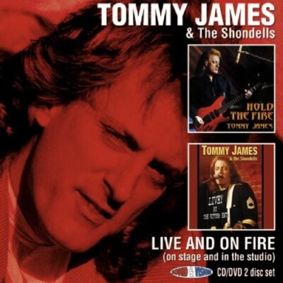 TOMMY&THE SHONDELLS JAMES-LIVE AND ON FIRE-ON STAGE AND IN THE STUDIO CD+DVD NEU