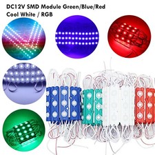 20Pcs SMD LED Injection Module IP67 DC12V Waterproof Highlighted Lamp 5 colour