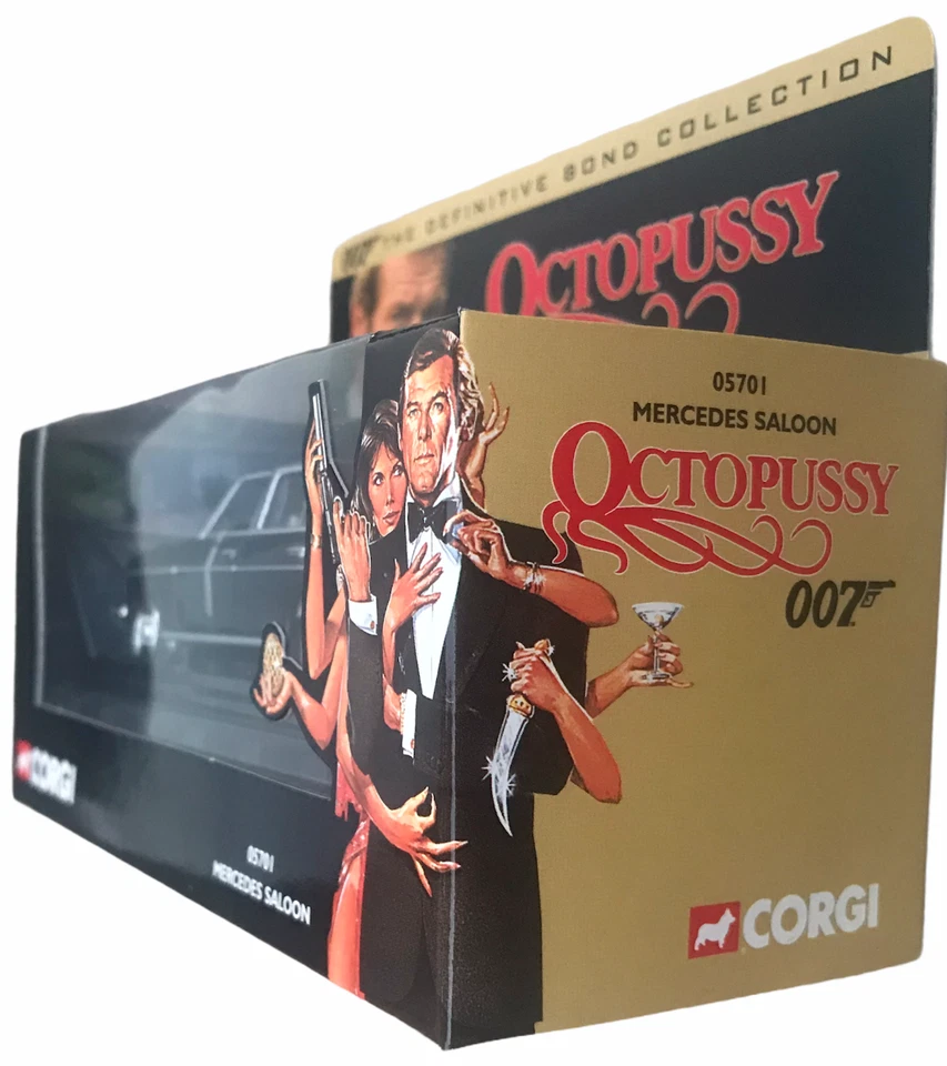 Corgi Definitive James Bond Collection 007 Octopussy Mercedes Saloon NEW 2001 - Image 4 of 4