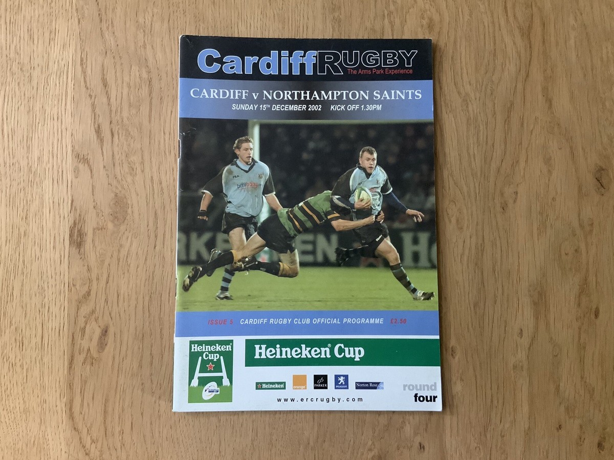 Cardiff Rugby v Northampton Saints 2002/03 Heineken European Cup