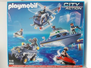 set de policia playmobil 9043