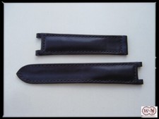Cinturino in Cuoio Marrone scuro per Cartier Pasha 38mm 20/18 per Deployante