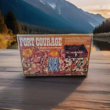 Rare 1981 Fort Courage “Dimensions For Children” A Western Action Set