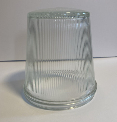 Appleton Electric Ribbed Glass Light Dome