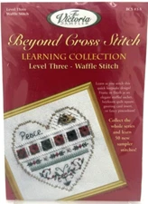 The Victoria Sampler Level-Three Waffle Stitch (Peace) BCS#3-5