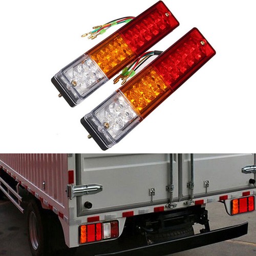 20 LED Tail Light Car Truck Trailer Stop Rear Reverse Turn Indicator LampsWK.yp - Picture 7 of 9