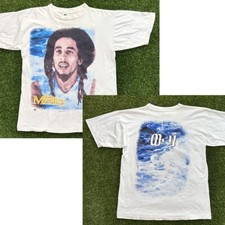 90s Bob Marley Vintage Single Stitch Shirt Size Large All Over Print