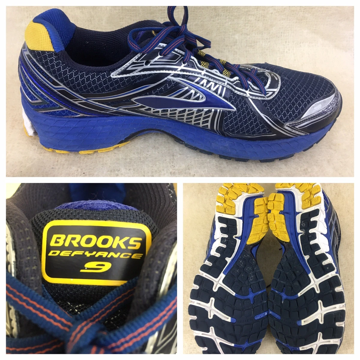 Brooks defyance deals 3 mens gold
