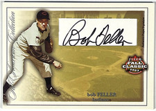 2003 Fleer Fall Classic All-American Collection Bob Feller Auto #AAA-BF /300