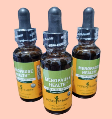 3 Pack Herb Pharm Menopause Health (1 fl oz Eac bottle),  3 Pack
