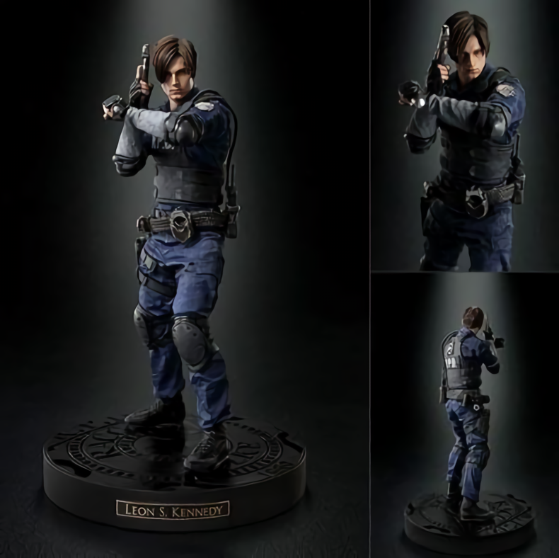 3-7 days RESIDENT EVIL RE2 LEON S. KENNEDY Figure BIOHAZARD with